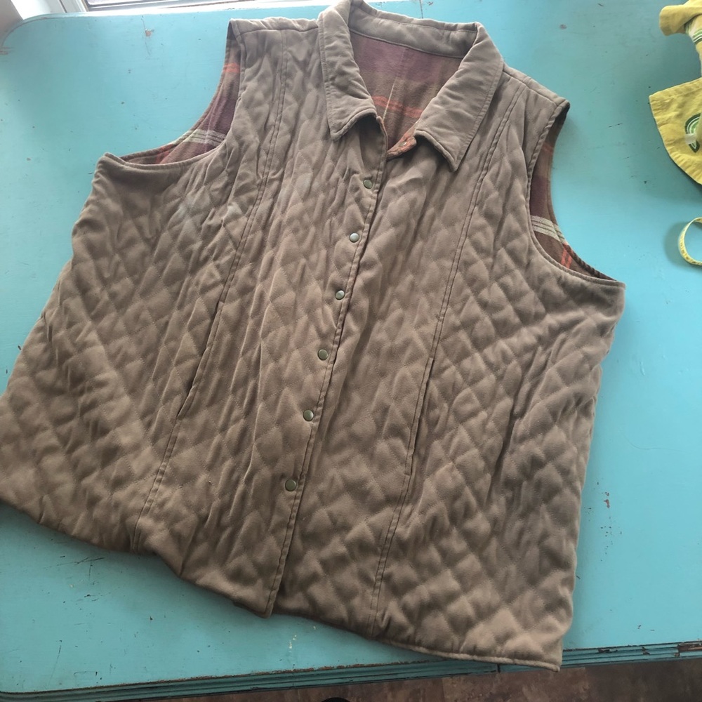 Quilted Flannel Lined Vest